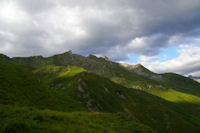 Le vallon de Cuybe surmont des Pics de Ralhoun et de Sarret