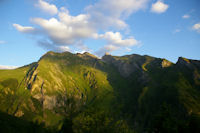 Les Gabizos, en montant  la cabanne de Mauvsi