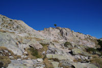 Le col de franchissement des cretes de Barris d'Aubert