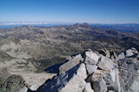 Depuis le Pic de Neouvielle, les Lacs d'Aubert et d'Aumar