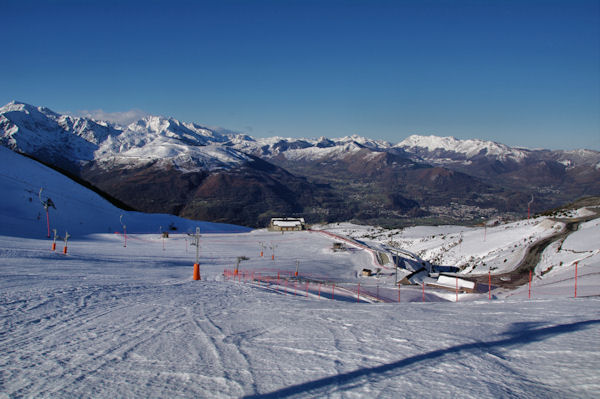 Le bas de la station du Hautacam