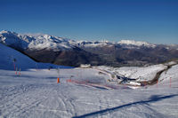 Le bas de la station du Hautacam