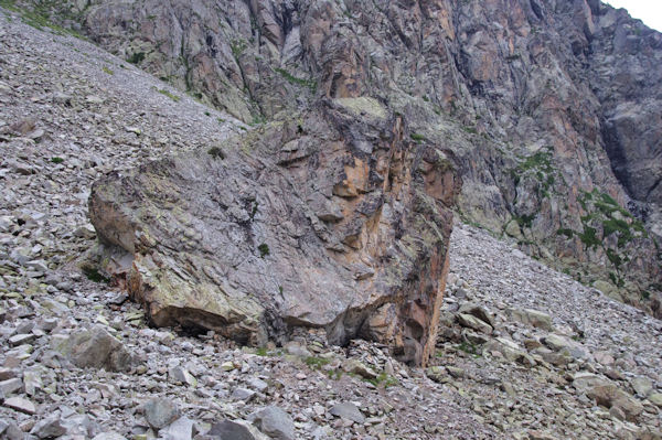 Une toue en montant au Col des Mulets