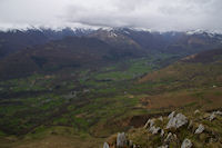 Le Val d_Azun depuis le Soum de la Pne