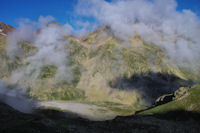 Les Oulettes de Gaube, le Pic des Oulettes et le Col des Mulets