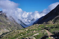 La valle de Gaube, embrume