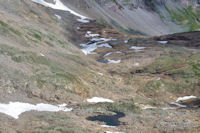 Les Laquets sous le refuge de Baysselance