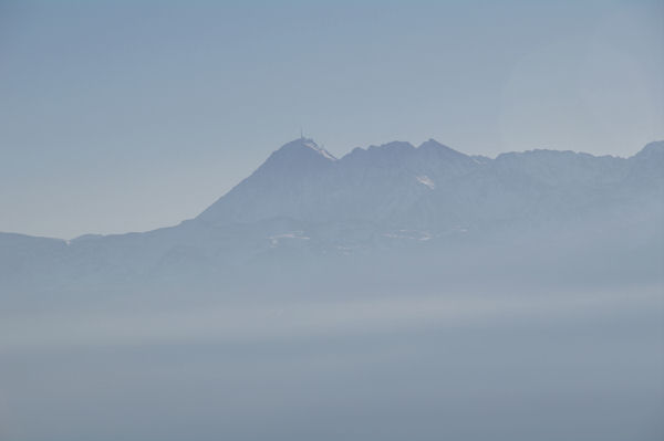 Le Pic du Midi de Bigorre depuis le Pic de Peyre