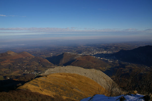 La plaine de Lourdes depuis le Pic du Pibeste