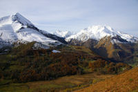 Le Pic du Midi d'Arrens et les Gabizos depuis Arrouret