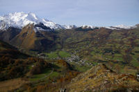 Arrens depuis la crete Ouest du Pic de Pan