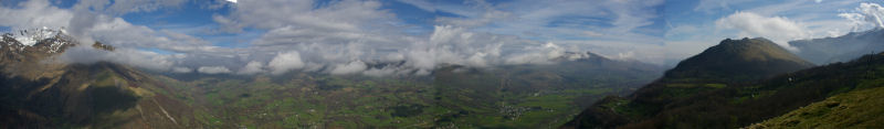 Panorama sur le val d'Azun