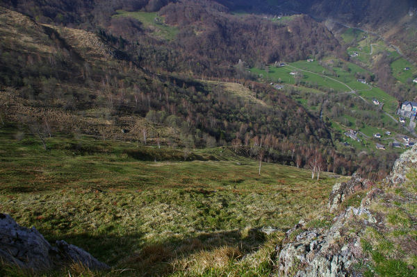 La descente...