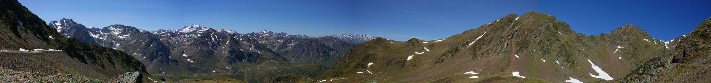 Panorama sur la valle de l'Oncet