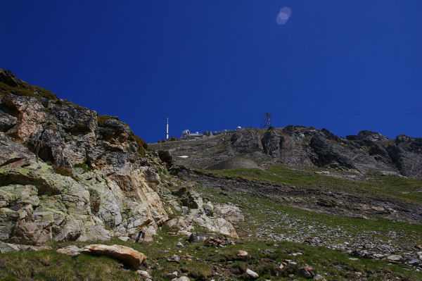 En bas de la face Sud du Pic du Midi de Bigorre