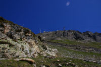 En bas de la face Sud du Pic du Midi de Bigorre