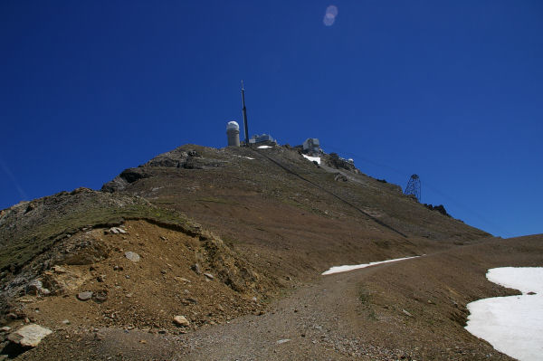 La partie la plus rude de la monte au Pic du Midi de Bigorre