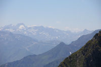 Au fond  gauche le Baltous et son glacier