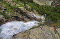 La partie suprieure de la Cascade Esplumouse