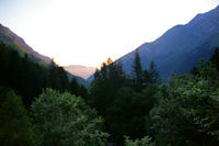 La vallee du Gave d'Arrens au petit matin