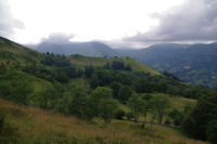 Le vallon des Balagnas surmonte par le Pic de Predouset et le Turon des Aulhes