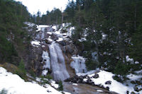 Les Cascades en amont du Pont d'Espagne