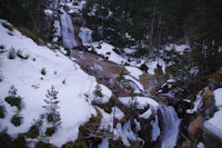 Les Cascades en amont du Pont d_Espagne