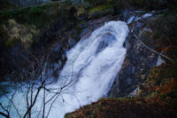 La Cascade sous la source Thermale de Mauhourat