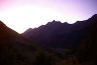 La crte entre le Pic du Midi d_Arrens et le Monest au petit jour