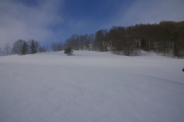 Champ de neige sous le Soum de Berducou