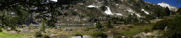 Panoramique de la seconde Laquette,  droite, le Ramougn