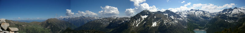 Panoramique au Sud du Soum de Monpelat