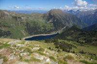 Le lac de l'Oule depuis le Soum de Monpelat