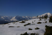 Le Pic du Midi d'Arrens, le Balaitous et les Gabizos depuis le Soc