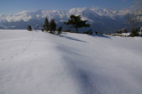 Pic de Cabaliros, Pic du Midi d'Arrens et Balaitous depuis la crte du Soum de la Pne