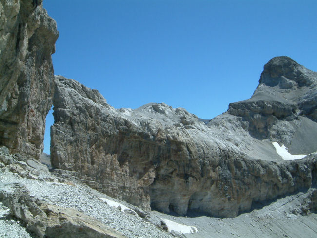 La Brche de Roland, cot Espagnol