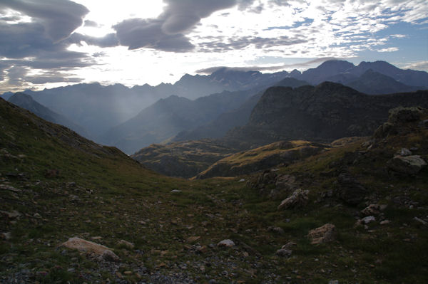 Les sommets de Gavarnie depuis au dessus des Lacs de Montferrat