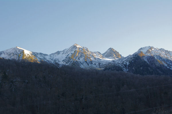 Le Monest, le col de paloumre et le Pic de l_Arcoche