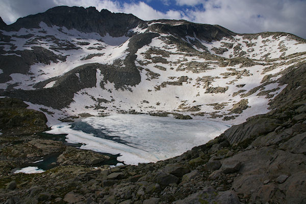 Le Lac Bleu encore gel fin juillet 2008