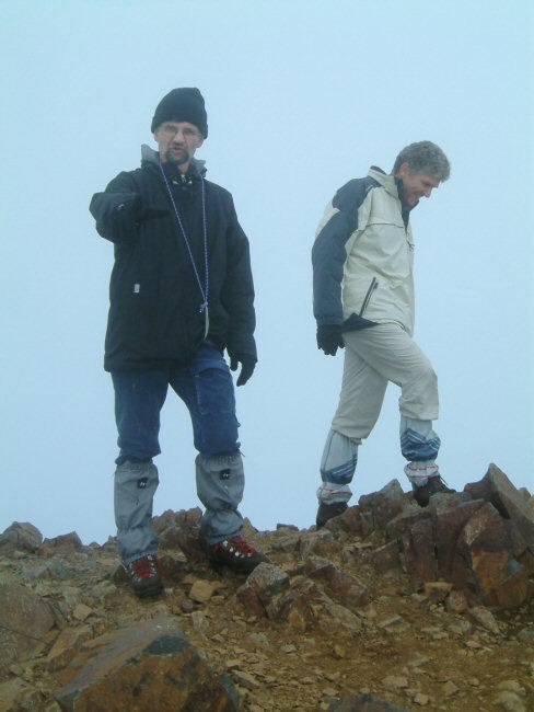Deux Pyrnistes heureux au sommet du Vignemale