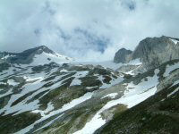 Le glacier d'Ossoue encadr par le pic du Montferrat et le petit Vignemale