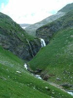 La cascade du ruisseau des Oulettes d'Ossoue