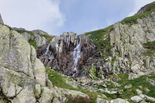 Cascade sur le ruisseau du Pourtet