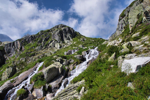 Cascade sur le ruisseau du Pourtet
