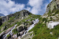 Cascade sur le ruisseau du Pourtet