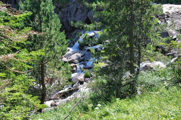Cascade sur le ruisseau du Pourtet