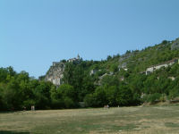 Arrivee en vue de Rocamadour