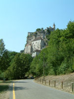 Vue du chateau de Rocamadour