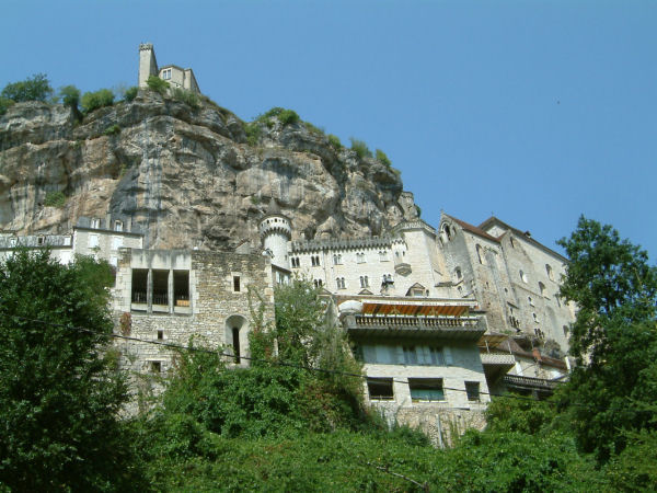 Au pied du chateau de Rocamadour