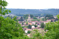 Prayssac depuis le Pech Galy